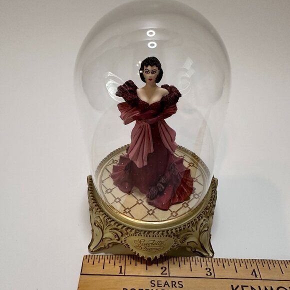 Scarlett's Shame 1993 Gone With The Wind Limited Edition #A7042 VTG Glass Dome - Picture 14 of 15
